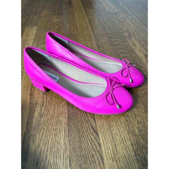Steve Madden Shoes - Steve Madden Cherish Pink Block Heels Size 8.5